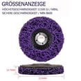 thumbnail image 2 of Striper Wheel For Angle Grinder, Abrasive Disc For Removing Paint, Rust, Oxidation, High-Strength Grinding Wheel With Durable Material For Metal, Plastic, Wood, Stone Surfaces, 2 of 5
