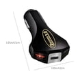 thumbnail image 3 of Ikohbadg QC3.0 Fast Charging Car Charger with Multiple Protection, 3-Port Vehicle Charger for Smartphones and Tablets, Car Charger with Type-C and USB Ports for Quick Charge, 3 of 6