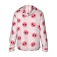 thumbnail image 3 of Sigee Cute Pig Nose Print UPF50+ Men's Sun Protection Hoodie Shirt SPF UV Shirt Long Sleeve Fishing Outdoor Lightweight, S-3XL, 3 of 9