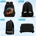 thumbnail image 4 of Mochila escolar TILYTADLY Soccer Boys, 44 x 14 x 30 cm, grande, 4 of 7