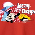 thumbnail image 3 of Disney - Minnie Mouse - Beach Day, Lazy Days - Youth Long Sleeve Graphic T-Shirt, 3 of 5