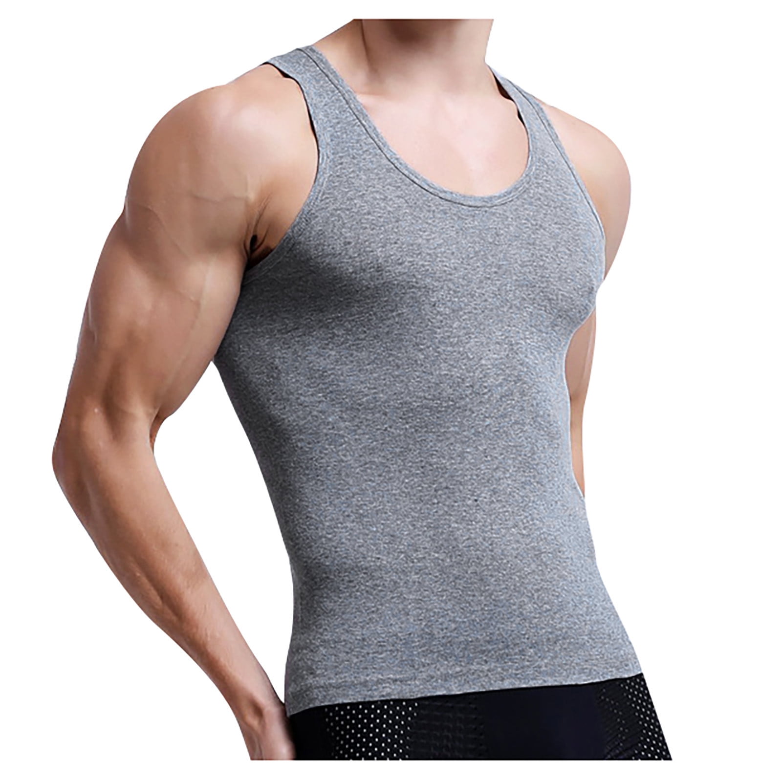 Mens Tshirts Short Sleeve Men's Casual Fashion Tight Round Neck ...