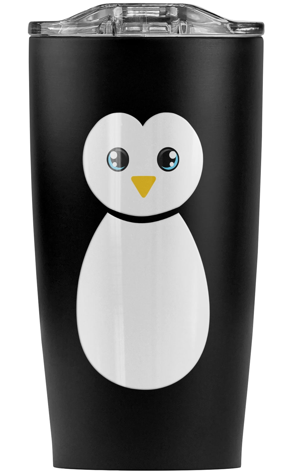 Stainless Lined for Women Men Birthday 14 OZ CUAJH Cute Penguin Travel Coffee Mug Insulated Tumbler with Wrap and Lid