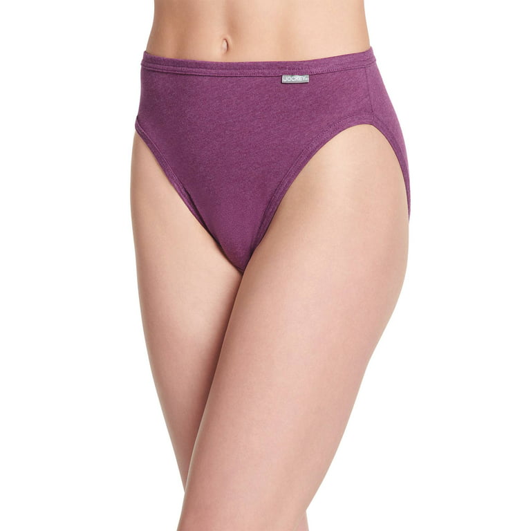 Plus Size Jockey Elance 3-Pack French Cut Panty Set 1485, Women's, Size:  10, Purple - Yahoo Shopping