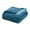 🔥 Blue_New#7529, variant on Soft Thick Fleece Blanket 70x100cm | Plush Polyester Throw for Bed & Sofa, Warm Cozy Layer, Striped Design, Pink Khaki Gray White Blue | Ultra Comfort for Home Relaxing Lounging