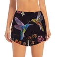 thumbnail image 2 of Balery Humming Bird Pantalones cortos deportivos para mujer con forro y dos bolsillos, elásticos, para entrenamiento, gimnasio, yoga-XX-Large, 2 of 7