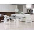 thumbnail image 2 of Compamia Carmen Modern Dining Chair White Seat Glossy White Back, Set of 2, 2 of 8