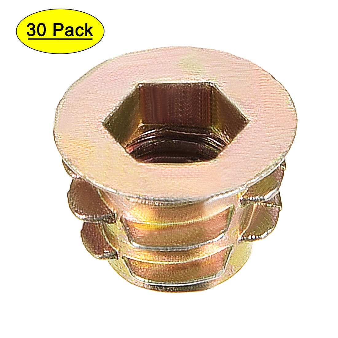 Threaded Insert Rivet Nuts Hex Socket M6 Internal Threads 8mm Length