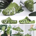 thumbnail image 3 of Ultra Soft Monstera Leaf Slippers for Men IndoorOutdoor Comfort Ho GX R6O1 иκ γ}, 3 of 9