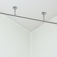 thumbnail image 4 of VORCOOL 2Pcs Heavy Duty Closet Support Brackets Stainless Steel Rod Holders, 4 of 8