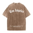 thumbnail image 5 of JAJAHO Mens T Shirt Short Sleeve Graphic Tee Distressed Lightweight Casual Streetwear Crewneck Loose Fit Summer Letter Shirts Classic Tops, 5 of 6