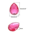 thumbnail image 2 of 50PCS Piedras de Acrílico en Forma de Gota de Agua de Fondo Plano 10x14mm Rhinestones Artificiales para Manualidades DIY Boda Rosa, 2 of 7