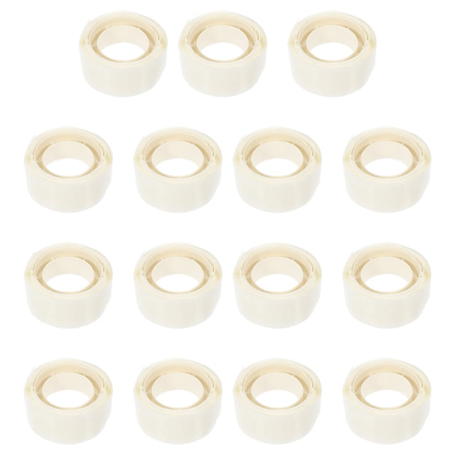 15 Rouleaux Points de Colle Double Face Ballons Points Adhésifs Points de Colle Amovibles Ruban Double Face