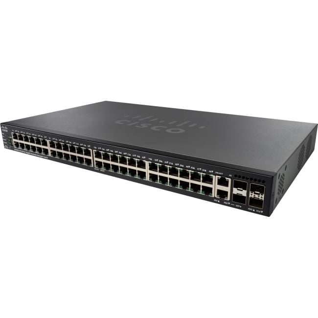 Cisco SG550X-48P 48-Port Gigabit PoE Stackable Managed Switch by Cisco