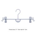 thumbnail image 1 of Organizador Estante de almacenamiento para pantalones clips para pantalones perchas de plástico estante para armario (gris) Sywqhk Libre de BPA, 1 of 8
