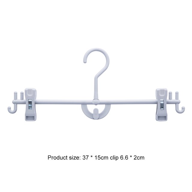 Organizador Estante de almacenamiento para pantalones clips para pantalones perchas de plástico estante para armario (gris) Sywqhk Libre de BPA