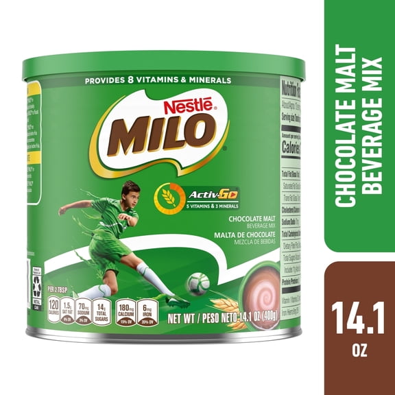 Nestle Milo Active Go Chocolate Malt Powder Drink Mix, 14.1 oz