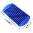 thumbnail image 2 of Mini Ice Cube Trays - Great for Small Crushed Ice - Silicone Ice Tray Molds, 3 Pack, 2 of 6