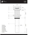 thumbnail image 4 of Fine Fixtures  Pop-Up Bathroom Sink Drain Black Without Overflow, 4 of 5