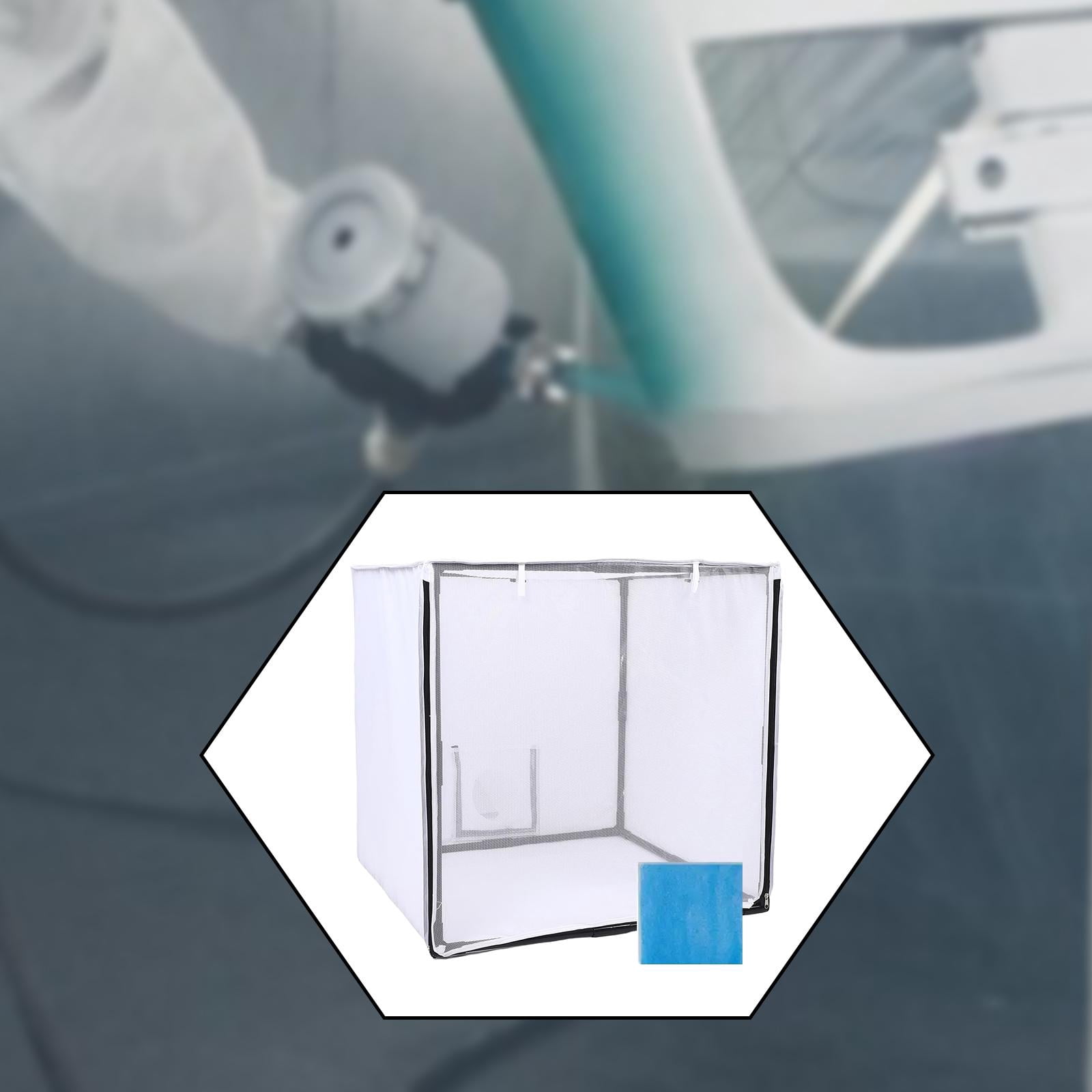 Sharprepublic Model Painting Spray Booth Zippered Curtain Portable Shelter Oxford Material for 71cm