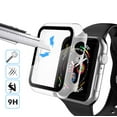 thumbnail image 6 of For Apple Watch Series 3 / 4 / 5 / 6 / SE Case, Njjex [1-Pack] Ultra Slim Thin Bumper Full Coverage Matte Hard Cover for iWatch Series SE 6 5 4 3 2 38 40 42 44mm -White, 6 of 7