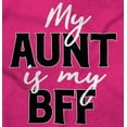 thumbnail image 2 of Cute Niece Aunt BFF Best Auntie Ever Toddler Boy Girl T Shirt Infant Toddler Brisco Brands 12M, 2 of 6