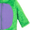 thumbnail image 3 of Funstuff Infant Baby Boys Fleece Zip Up Costume Coverall Tail Infant to Toddler, 3 of 5