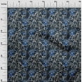 thumbnail image 3 of oneOone Polyester Spandex Black Fabric Floral Sewing Fabric By The Yard Printed Diy Clothing Sewing Supplies 56 Inch Wide, 3 of 4