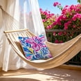 thumbnail image 5 of Throw Pillow Cover 18x18 Inch Waterproof Summer Flower Bohemian Print Soft Colorful for Car Office Patio Decor by MPOISVA, 5 of 7