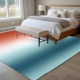 thumbnail image 5 of Gradient Orange Blue 8x10 Area Rug for Living Room Sectional Sofa, Modern Abstract Minimalist Ocean Beach Washable Non Slip Large Rectangle Area Rug, 5 of 9