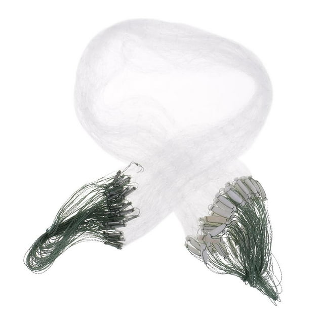 Red de pesca de 3 capas con trampa para peces, malla de monofilamento de nailon de todos los tamaños Tamaño ole 2x2cmH
