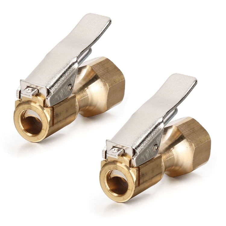 5 Solid Brass Tire Inflator Air Chucks 1//4 Npt