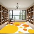 thumbnail image 2 of ODIKA 3'x5' Machine Washable Non-Slip Area Rug, Abstract Yellow High Traffic Rug, Yellow, 1075085, 2 of 7