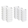 thumbnail image 1 of Sterilite Ultra Storage Bin Basket, Size Large (12 Pack) & Medium (18 Pack), 1 of 11
