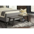 thumbnail image 5 of Alpine Furniture Newberry Wood Dining Bench in Salvaged Gray, 5 of 5