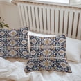 thumbnail image 7 of Waterproof Throw Pillow Covers Set of 2, 18x18 Inch Bohemian Decorative Pillowcases Outdoor Pillow Slip Cushion Covers Set for Couch Tent Western Rustic Tribal Ethnic Boho Farmhouse, 7 of 7
