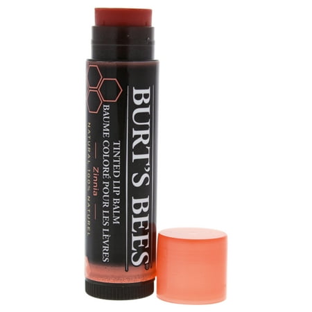 Tinted Lip Balm - Zinnia by Burts Bees for Women - 0.15 oz Lip (Best Drugstore Tinted Lip Balm)