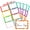 Multicolored, variant on 400 Pcs 2"×3" Elegant Gold Border Name Tag Stickers – Writeable Adhesive Name Badge Labels | Versatile for Office, School, Party, Conferences & Home Organization Projects