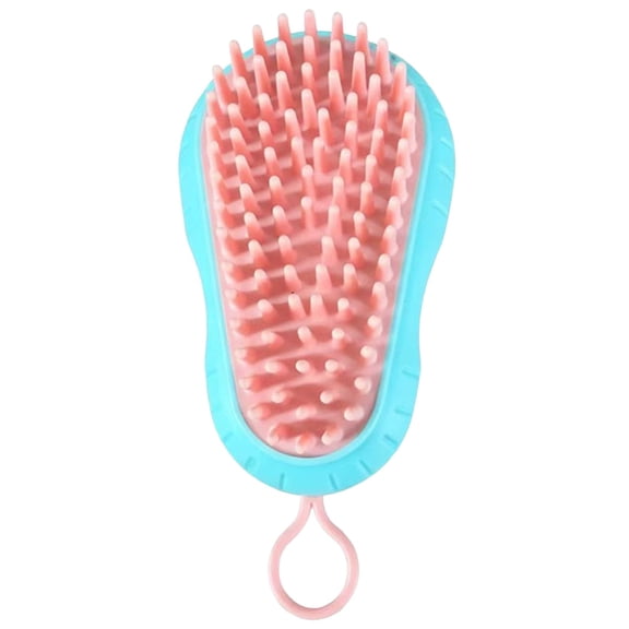 Head Massager Head Cleaner Scalp Massage Comb,Hair Scalp Scrubber Massager Brush,Head Exfoliator Shower Shampoo Comb,Shower Head Scrubber,Plastic Scalp Brush for Hair Growth & Dandruff Removal,Blue