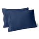 thumbnail image 1 of Bare Home Juego de Fundas de Almohada Colección Premium 1800, Doble Cepillado, Ultra Suave, Tamaño Estándar, Azul Oscuro, 2 Unidades, 1 of 7
