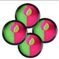 thumbnail image 1 of Catch Ball and Toss Game（18.5cm）, Disc Throwing Game Paddles Balls Throwing and Catching, 4 Paddles and 2 Balls, Sports Game, Beach Racket, Party, Gifts, 1 of 5