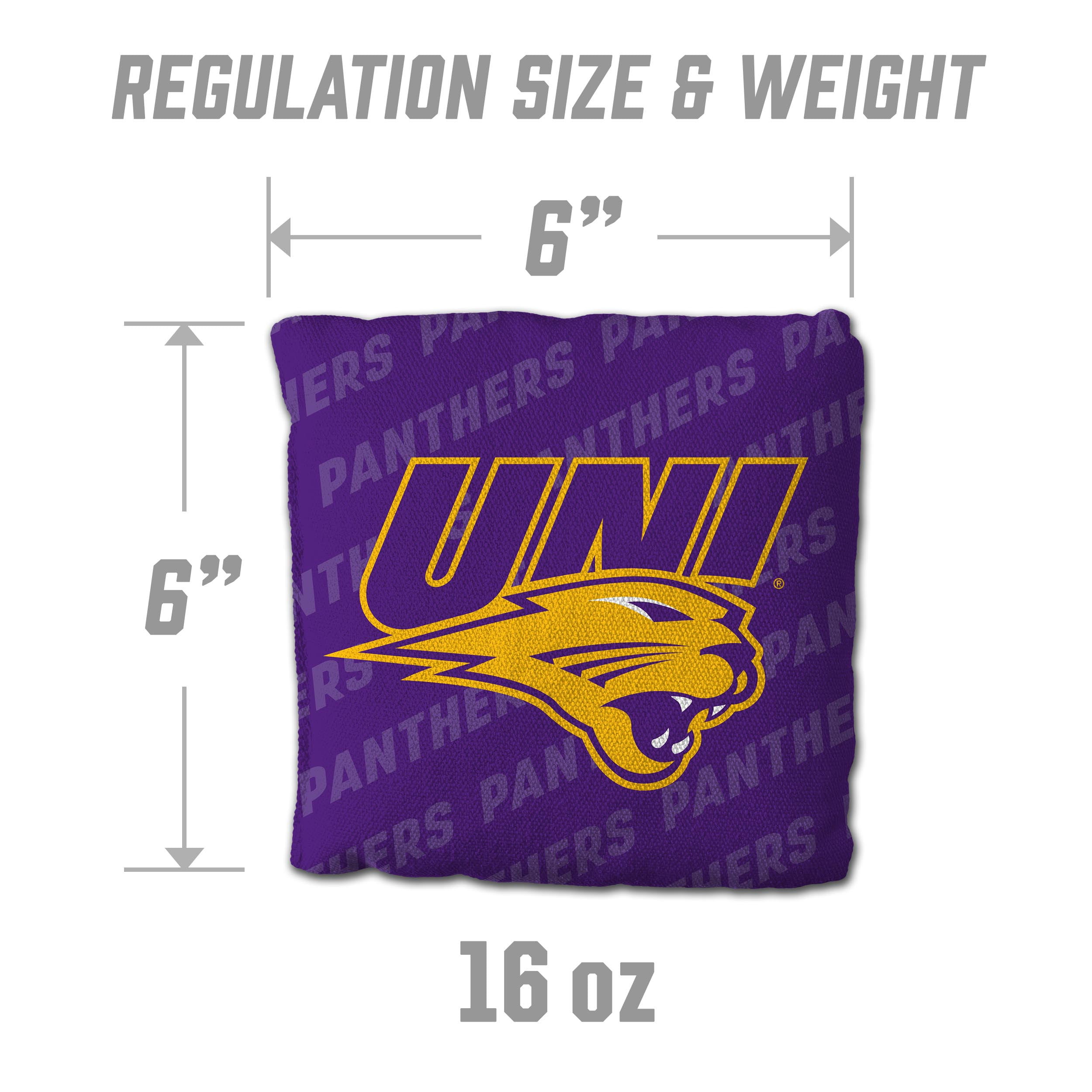 NCAA Northern Iowa Panthers Cornhole Bags - 4PK - Purple