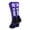 #03, variant on Purple/White Player Id Crew Number Socks (#83, Medium)
