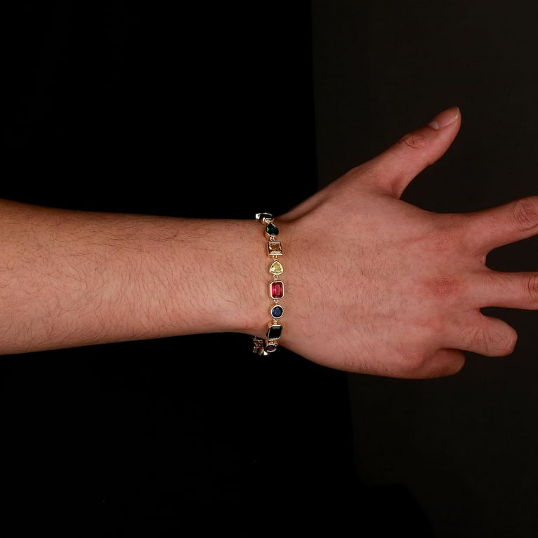 Gold Bracelets for Women Cubic Zirconia Classic Tennis Bracelet