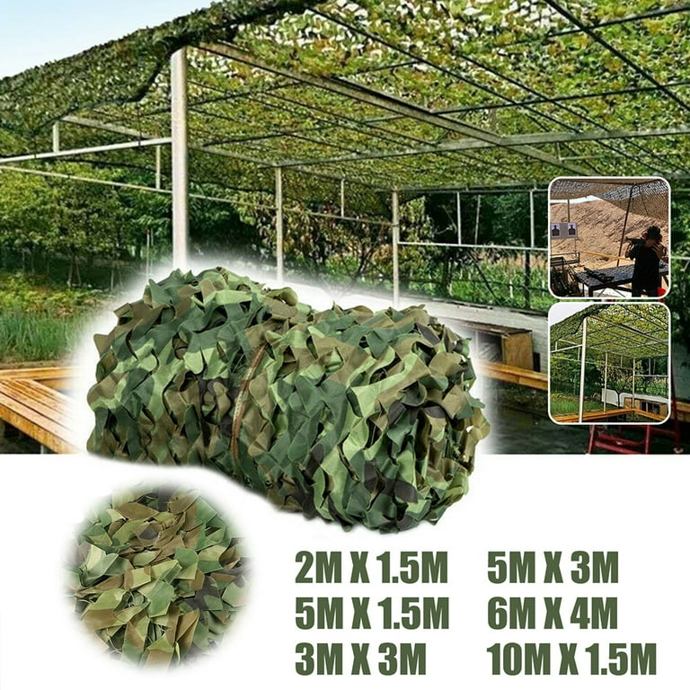 6*8m Camping Camouflage Netting Military Camo Sunshade Mesh Hunting Car Cover US