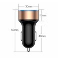 thumbnail image 3 of Inteprter de pantalla de dígitos para teléfono móvil de coche, medidor de voltaje, adaptador de carga USB portátil para accesorios de enchufe Teléfono y Comunicación Oro negro, 3 of 6