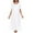 A-White855, variant on Women's Light Blue Lace Trim Midi Nightgown Sleepwear Loose Short Sleeve Square Neck Loungewear Soft Sweet Sleep Nightgowns