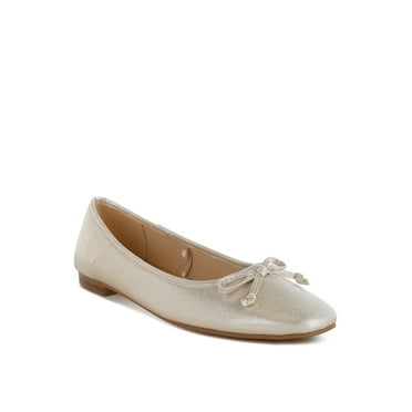 Agshin Metallic Ballet Flats