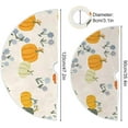 thumbnail image 3 of GZHJMY Thanksgiving Christmas Tree Skirt Thanksgiving Tree Skirt for Holiday Party Home Christmas Day Ornaments 48", 3 of 6