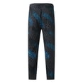 thumbnail image 6 of IROINNID Men's Pants Relaxed Skinny Zippered Mid Waist Trousers With Pockets Pants Print Elastic Waist Pants, 6 of 6